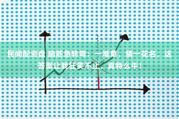 民间配资盘 脑筋急转弯：一堆草，猜一花名，这答案让我狂笑不止，真特么牛！