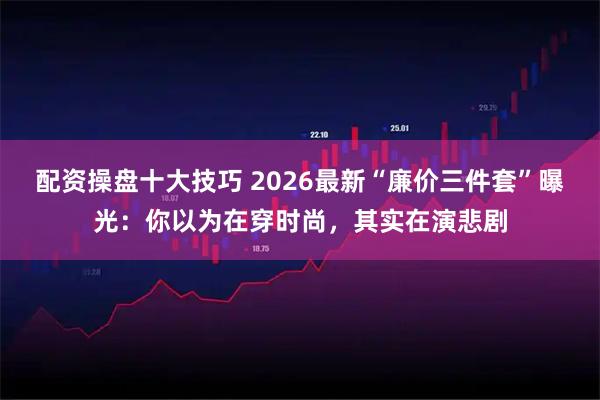 配资操盘十大技巧 2026最新“廉价三件套”曝光：你以为在穿时尚，其实在演悲剧
